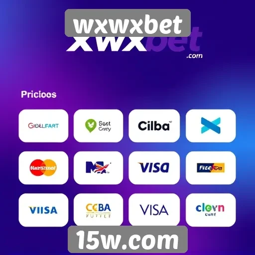 Métodos de pagamento disponíveis no wxwxbet